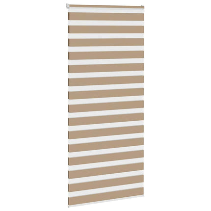 zebragardin sandbrun 105x200 cm stofbredde 100,9 cm polyester