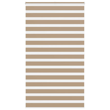 zebragardin sandbrun 120x200 cm stofbredde 115,9 cm polyester