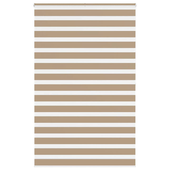zebragardin sandbrun 150x200 cm stofbredde 145,9 cm polyester