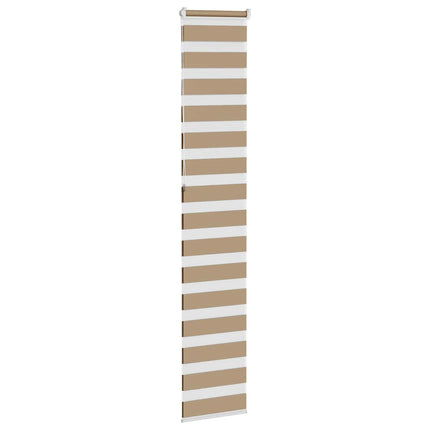 zebragardin sandbrun 50x230 cm stofbredde 45,9 cm polyester