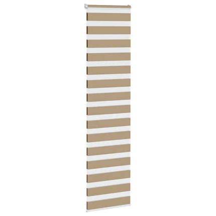 zebragardin sandbrun 55x230 cm stofbredde 50,9 cm polyester