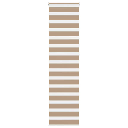 zebragardin sandbrun 60x230 cm stofbredde 55,9 cm polyester