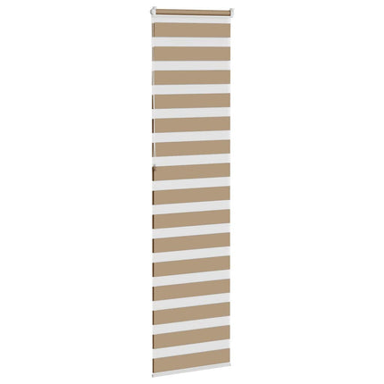 zebragardin sandbrun 60x230 cm stofbredde 55,9 cm polyester