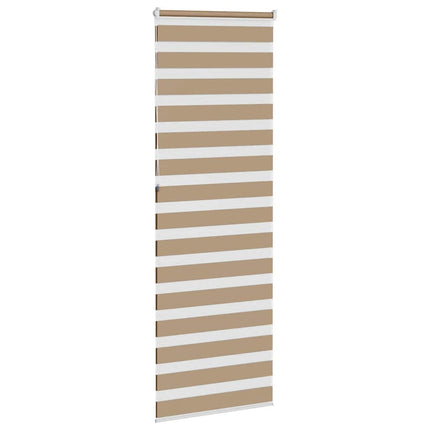 zebragardin sandbrun 80x230 cm stofbredde 75,9 cm polyester