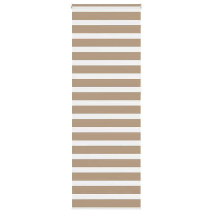 zebragardin sandbrun 85x230 cm stofbredde 80,9 cm polyester