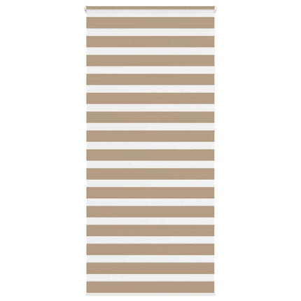 zebragardin sandbrun 95x230 cm stofbredde 90,9 cm polyester