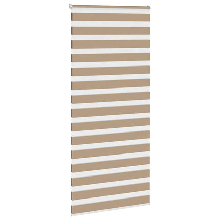 zebragardin sandbrun 95x230 cm stofbredde 90,9 cm polyester