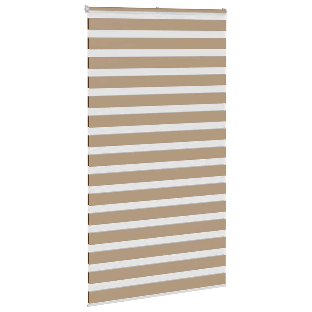 zebragardin sandbrun 120x230 cm stofbredde 115,9 cm polyester