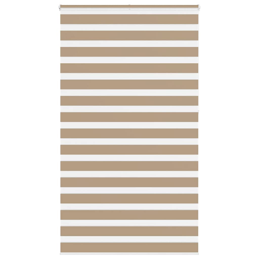 zebragardin sandbrun 130x230 cm stofbredde 125,9 cm polyester