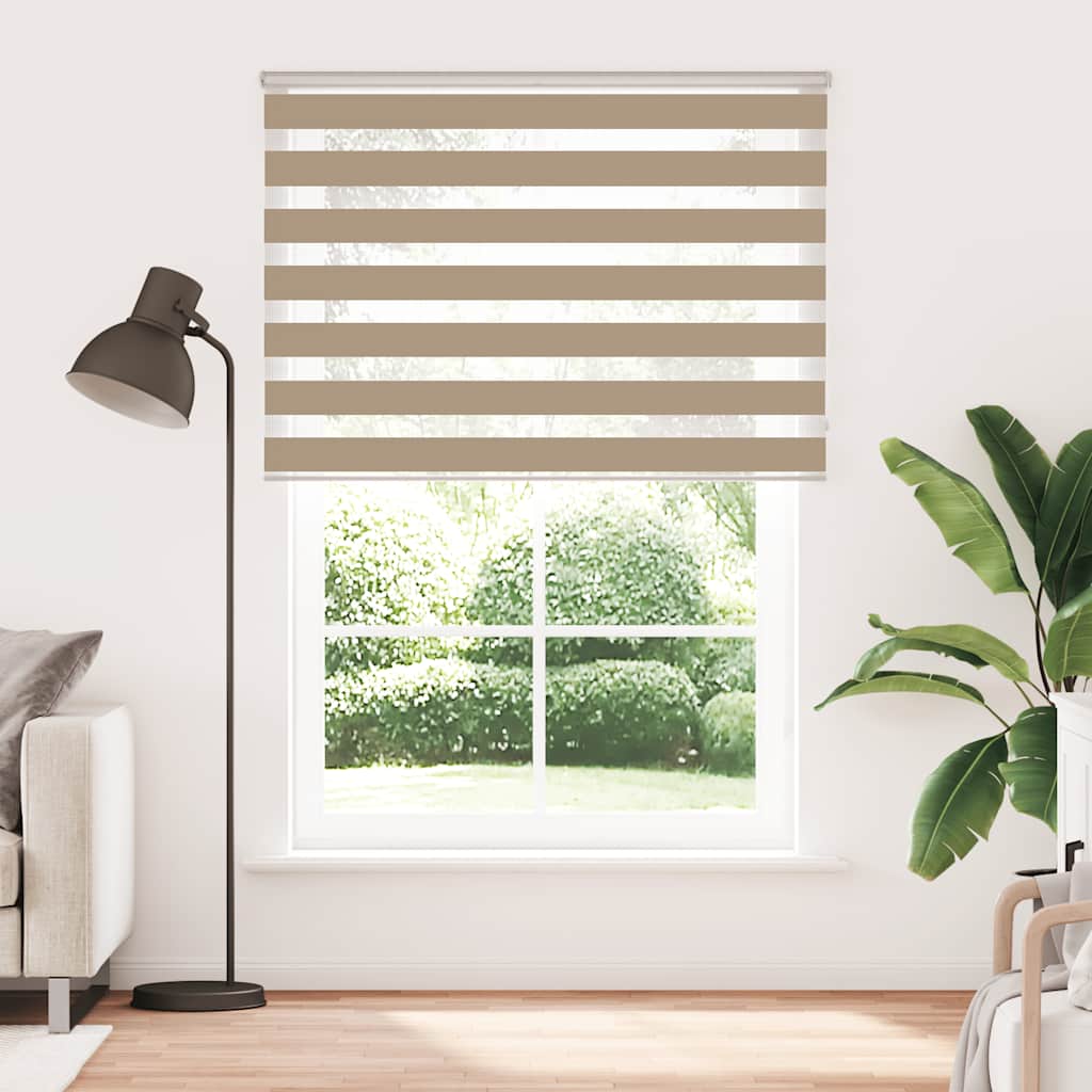 zebragardin sandbrun 160x230 cm stofbredde 155,9 cm polyester