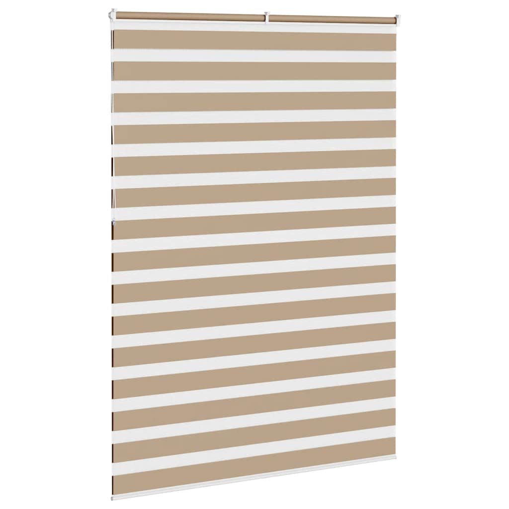 zebragardin sandbrun 160x230 cm stofbredde 155,9 cm polyester