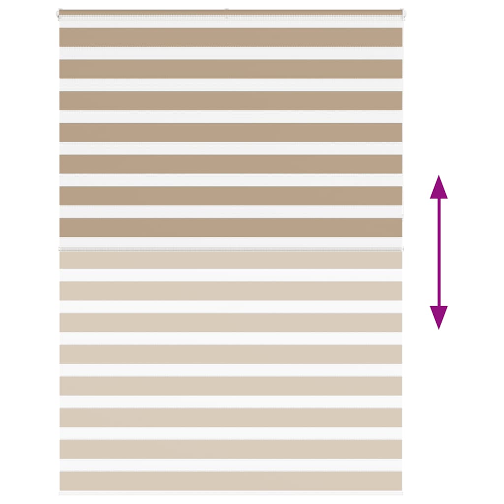 zebragardin sandbrun 160x230 cm stofbredde 155,9 cm polyester