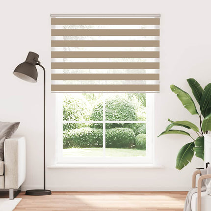 zebragardin sandbrun 165x230 cm stofbredde 160,9 cm polyester