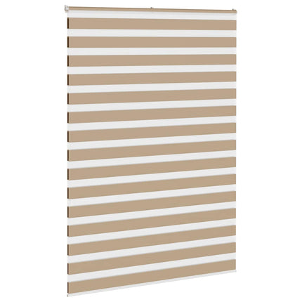 zebragardin sandbrun 165x230 cm stofbredde 160,9 cm polyester