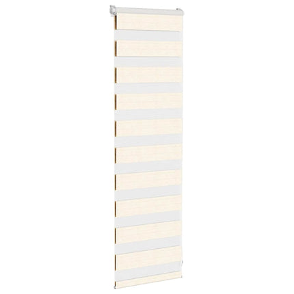 zebragardin marmorbeige 40x100 cm stofbredde 35,9 cm polyester