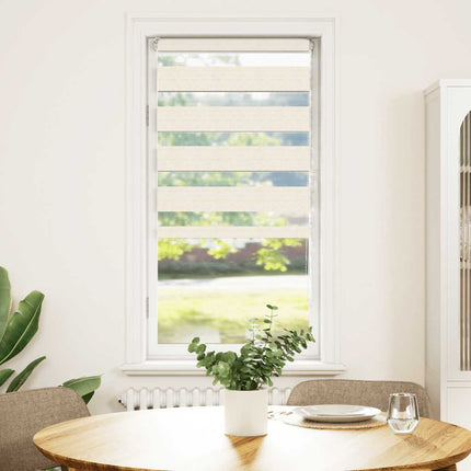 zebragardin marmorbeige 65x100 cm stofbredde 60,9 cm polyester