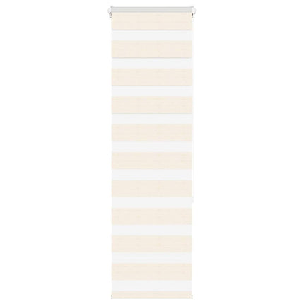 zebragardin marmorbeige 40x150 cm stofbredde 35,9 cm polyester
