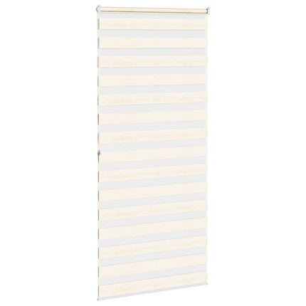 zebragardin marmorbeige 95x200 cm stofbredde 90,9 cm polyester