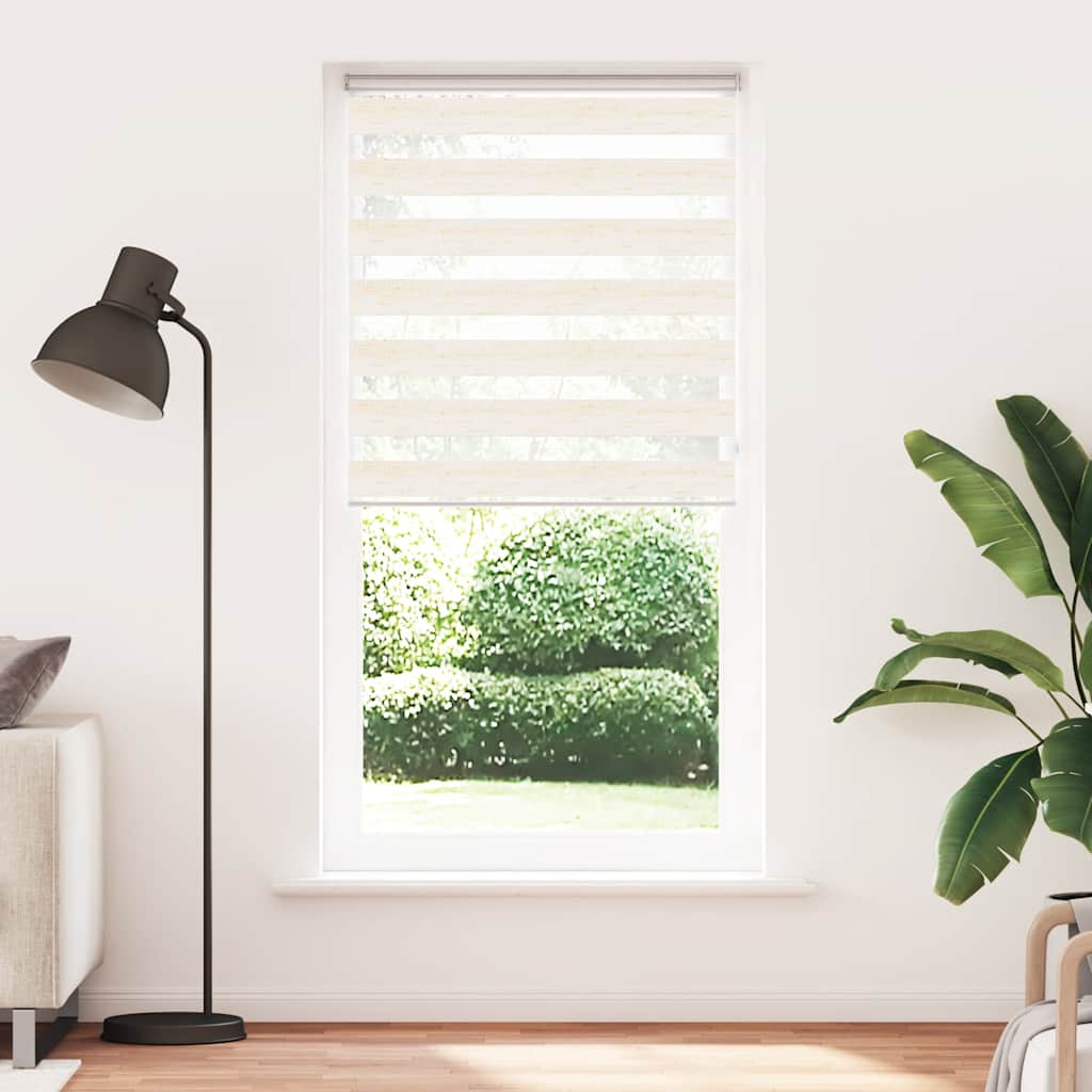 zebragardin marmorbeige 100x200 cm stofbredde 95,9 cm polyester