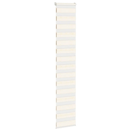zebragardin marmorbeige 40x230 cm stofbredde 35,9 cm polyester