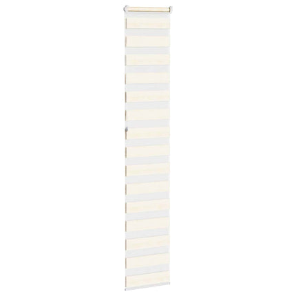 zebragardin marmorbeige 40x230 cm stofbredde 35,9 cm polyester
