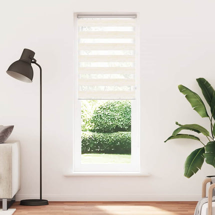 zebragardin marmorbeige 70x230 cm stofbredde 65,9 cm polyester
