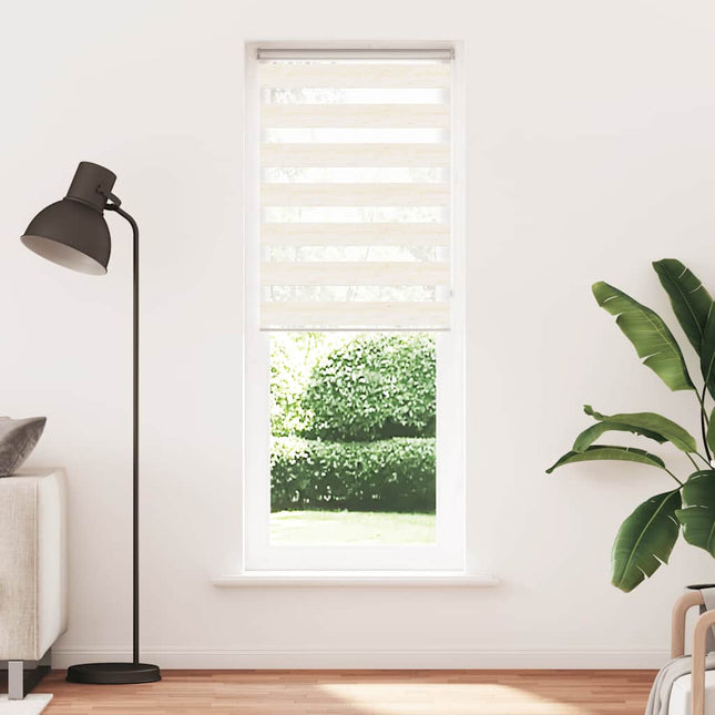 zebragardin marmorbeige 90x230 cm stofbredde 85,9 cm polyester