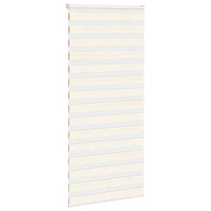 zebragardin marmorbeige 95x230 cm stofbredde 90,9 cm polyester