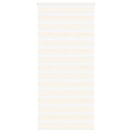 zebragardin marmorbeige 100x230 cm stofbredde 95,9 cm polyester