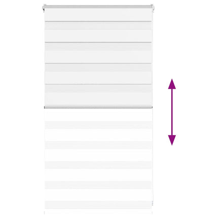 zebragardin hvid 70x100 cm stofbredde 65,9 cm polyester