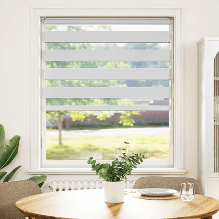 zebragardin hvid 95x100 cm stofbredde 90,9 cm polyester