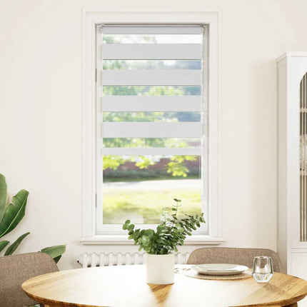 zebragardin hvid 55x150 cm stofbredde 50,9 cm polyester