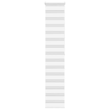 zebragardin hvid 40x200 cm stofbredde 35,9 cm polyester