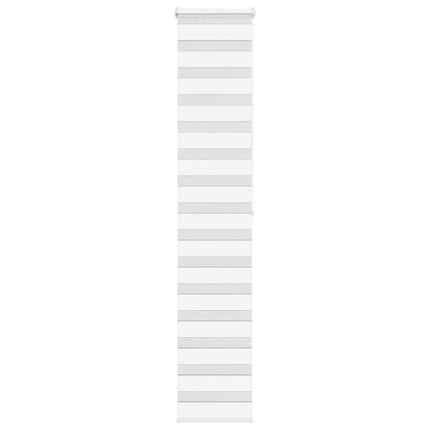 zebragardin hvid 45x200 cm stofbredde 40,9 cm polyester