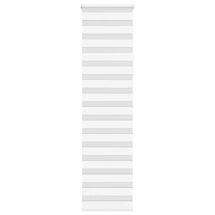 zebragardin hvid 65x200 cm stofbredde 60,9 cm polyester