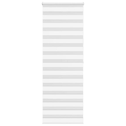 zebragardin hvid 85x200 cm stofbredde 80,9 cm polyester