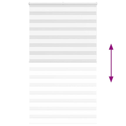 zebragardin hvid 120x200 cm stofbredde 115,9 cm polyester