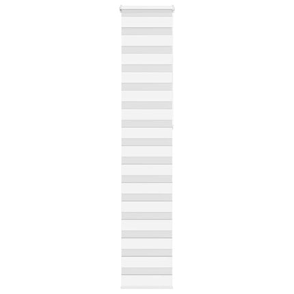 zebragardin hvid 40x230 cm stofbredde 35,9 cm polyester