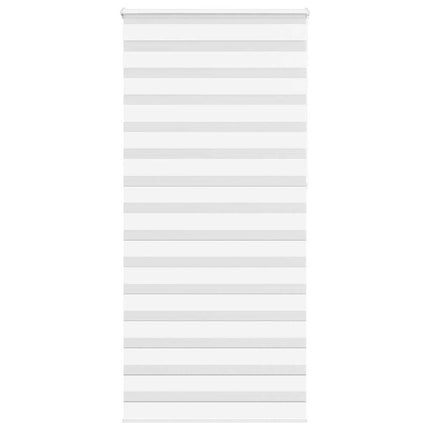 zebragardin hvid 100x230 cm stofbredde 95,9 cm polyester