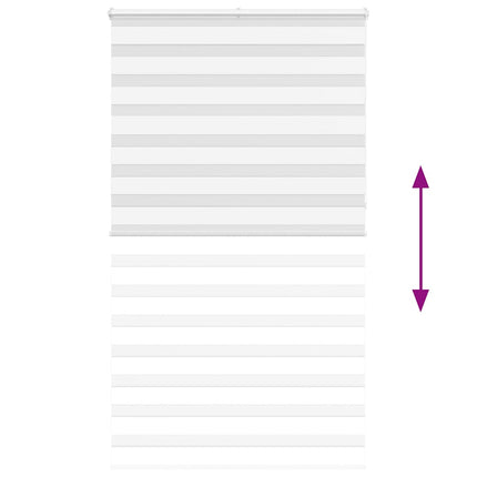 zebragardin hvid 120x230 cm stofbredde 115,9 cm polyester