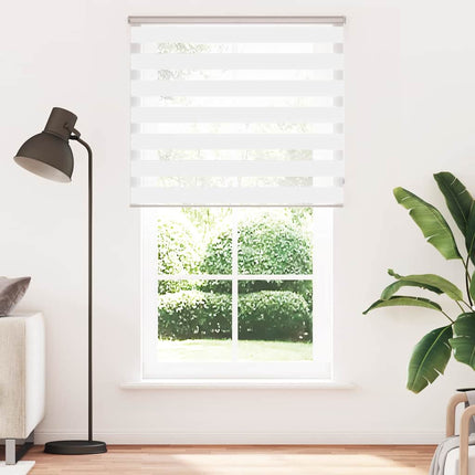 zebragardin hvid 130x230 cm stofbredde 125,9 cm polyester