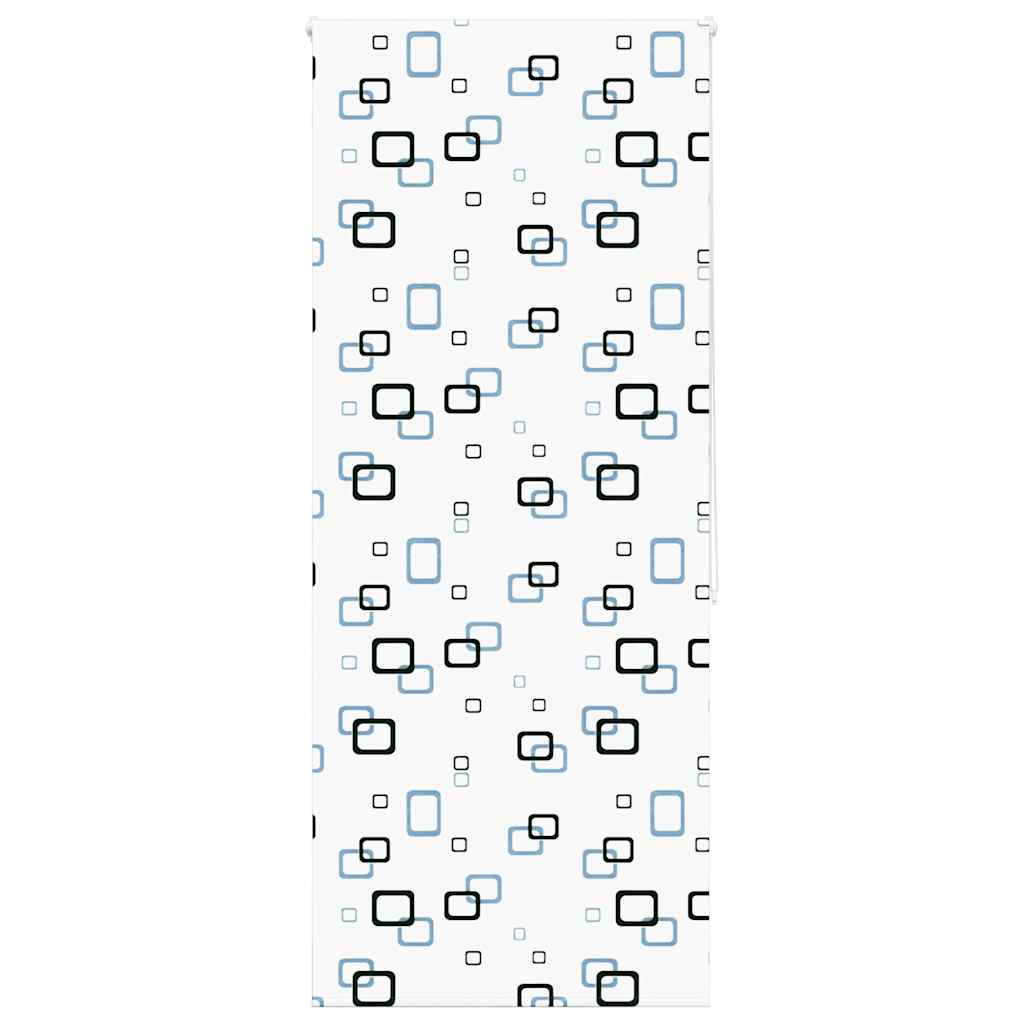 Bruserullegardin 100×240 cm - stofbredde 96 cm, PEVA - boblemønster
