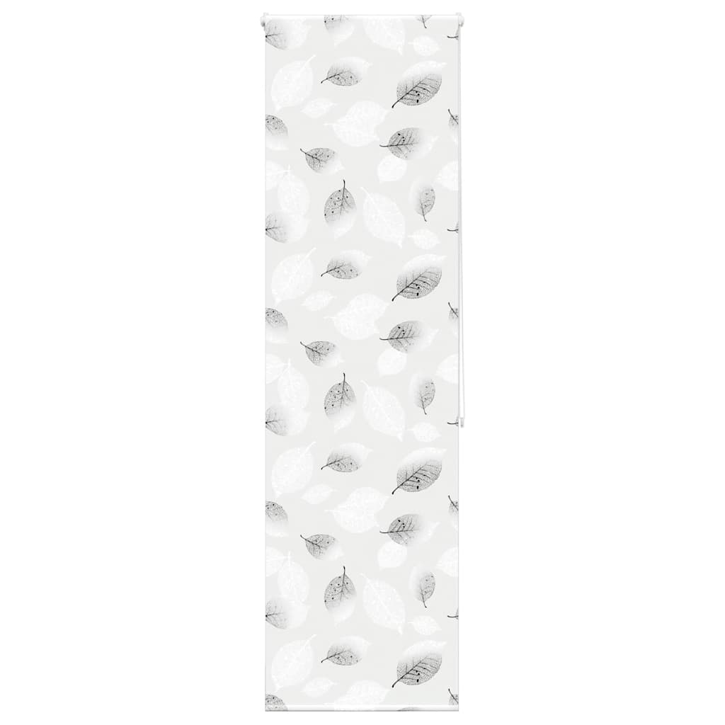 Bruserullegardin 70×240 cm - stofbredde 66 cm, bladmotiv