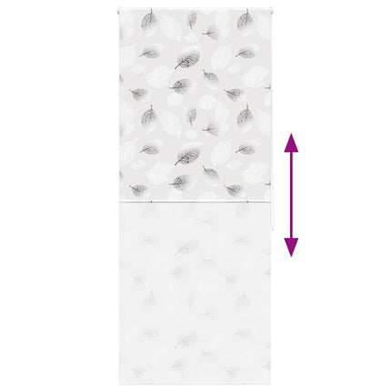 Bruserullegardin 110x240 cm Stofbredde 106 cm