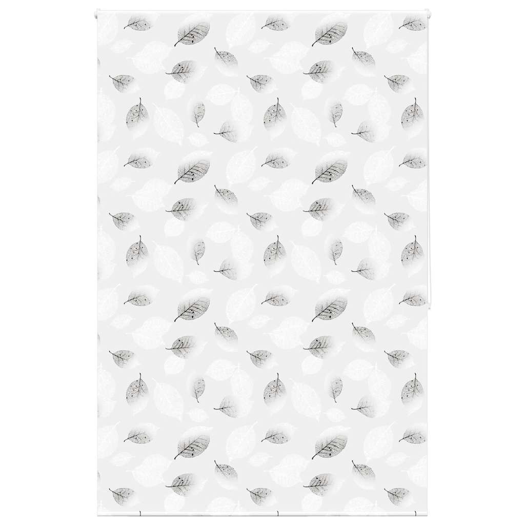 Bruserullegardin 160×240 cm - stofbredde 156 cm, bladmotiv
