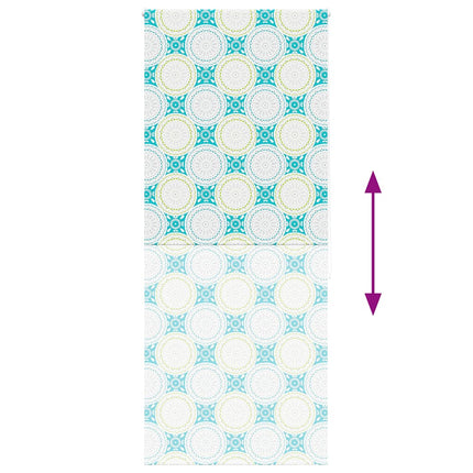 Bruserullegardin 90x240 cm Stofbredde 86 cm