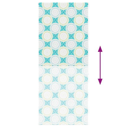 Bruserullegardin 100x240 cm Stofbredde 96 cm