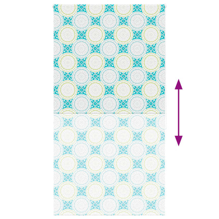 Bruserullegardin 120x240 cm Stofbredde 116 cm