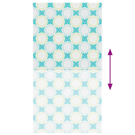 Bruserullegardin 130x240 cm Stofbredde 126 cm