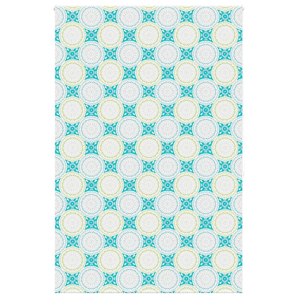 Bruserullegardin 150×240 cm - stofbredde 146 cm, PEVA, ornamentmønster
